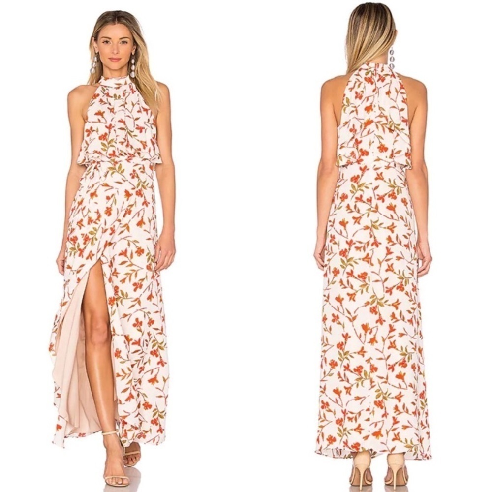 Lovers + Friends Golden Ray Maxi Dress NEW